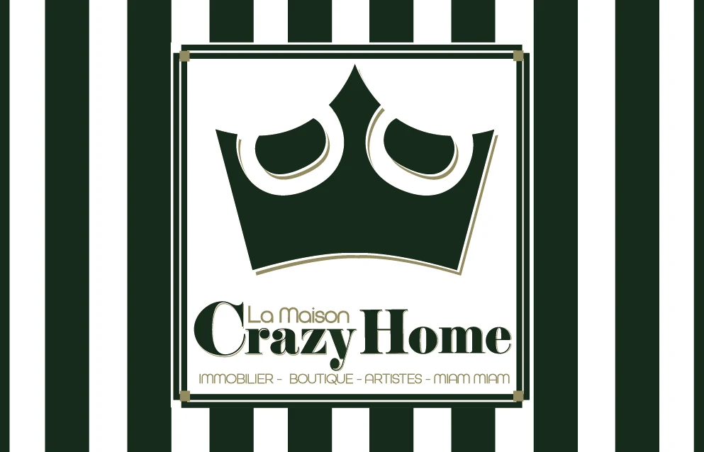 Logo et identité visuelle de La Maison Crazy Home